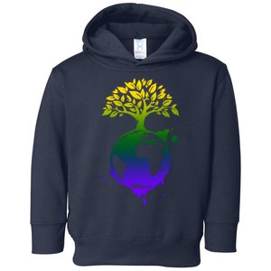 Earth Day Colorful Nature Toddler Hoodie