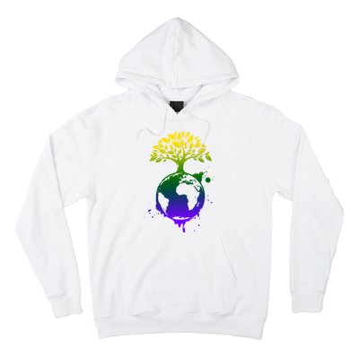 Earth Day Colorful Nature Hoodie