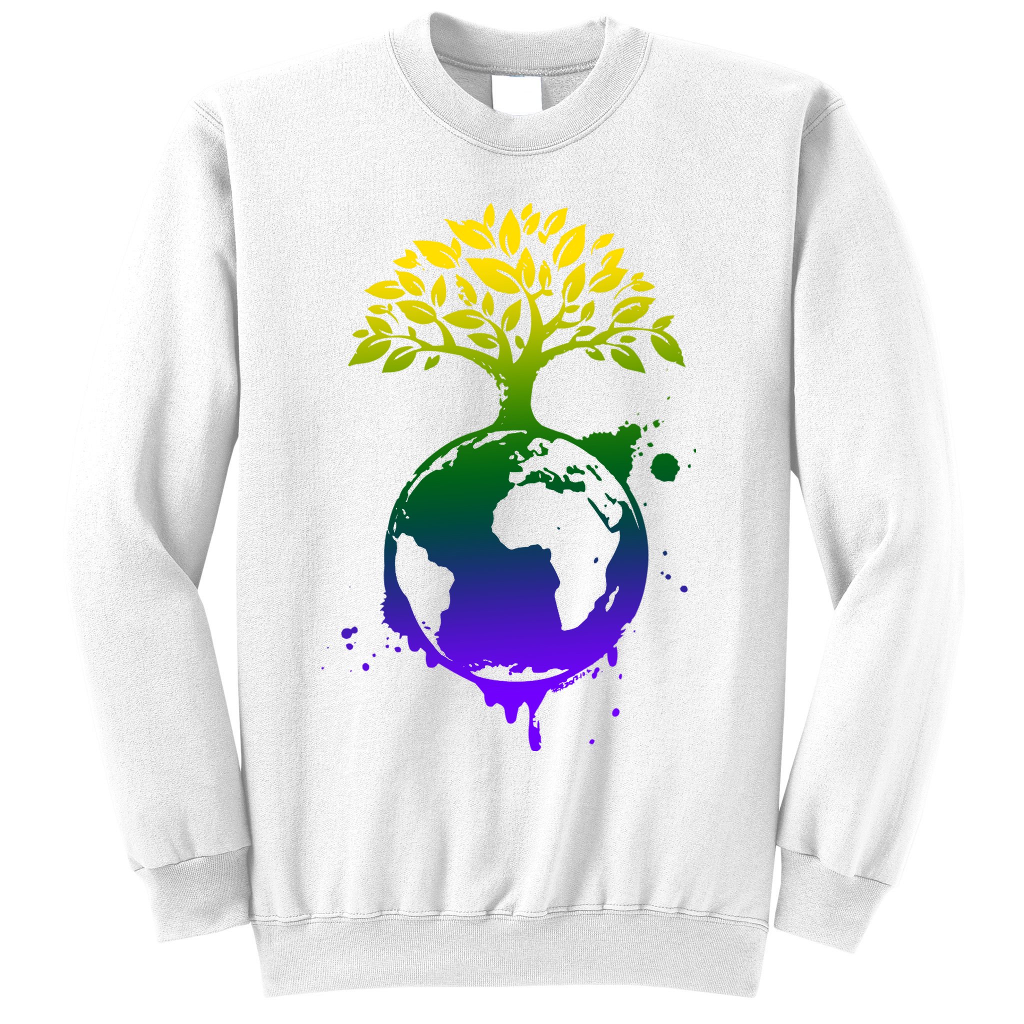 Earth Day Colorful Nature Sweatshirt