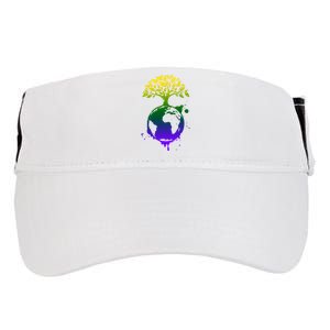 Earth Day Colorful Nature Adult Drive Performance Visor