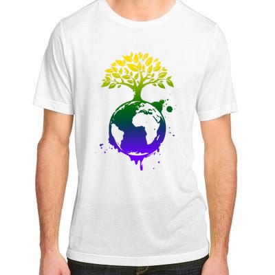 Earth Day Colorful Nature Adult ChromaSoft Performance T-Shirt