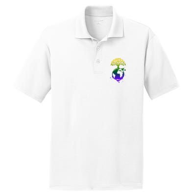 Earth Day Colorful Nature PosiCharge RacerMesh Polo