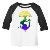 Earth Day Colorful Nature Toddler Fine Jersey T-Shirt