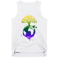 Earth Day Colorful Nature Tank Top