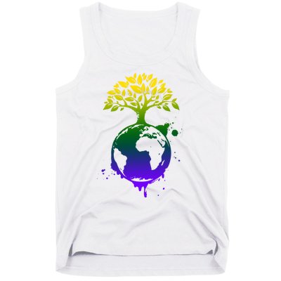 Earth Day Colorful Nature Tank Top