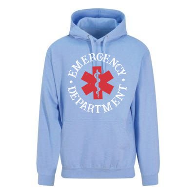 Emergency Departt Christmas Nurse Skeleton Xmas Er Nurse Gift Unisex Surf Hoodie