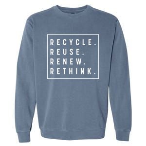 Earth Day Crisis Environtal Activism Earth Lovers Gift Garment-Dyed Sweatshirt