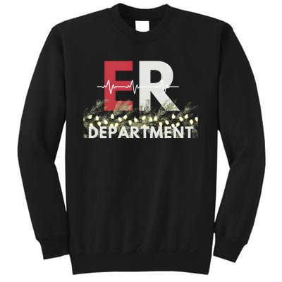 Emergency Department Christmas Nurse Sweatshirt