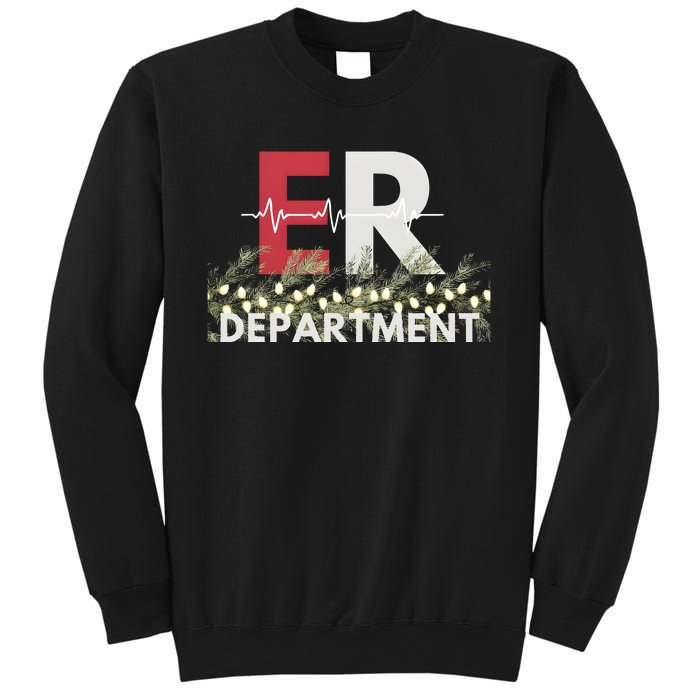 Emergency Department Christmas Nurse Sweatshirt