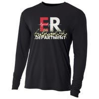 Emergency Department Christmas Nurse Cooling Performance Long Sleeve Crew