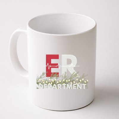 Emergency Department Christmas Nurse Coffee Mug