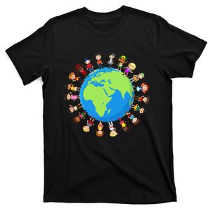 Earth Day Children Around the World Environmentalist T-Shirt