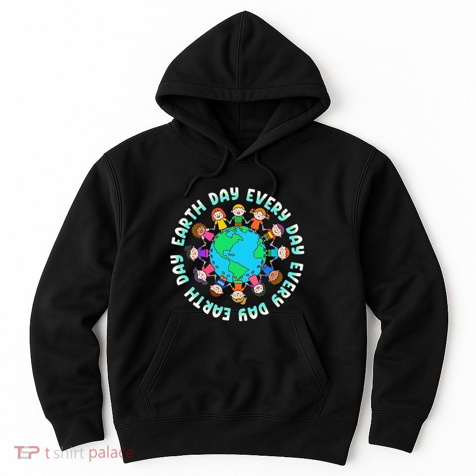 Earth Day Cute Children Around The World Hoodie