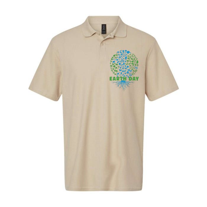 Earth Day Cute 54th Earth Day 2024 Softstyle Adult Sport Polo