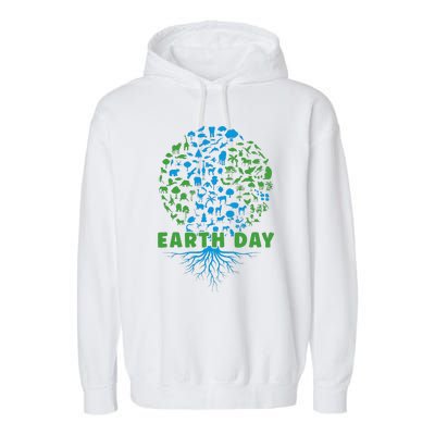 Earth Day Cute 54th Earth Day 2024 Garment-Dyed Fleece Hoodie