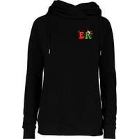 Emergency Department Christmas Er Nurse Womens Funnel Neck Pullover Hood