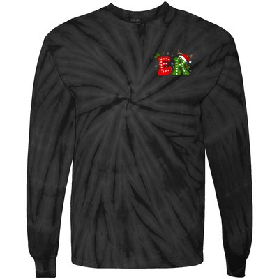 Emergency Department Christmas Er Nurse Tie-Dye Long Sleeve Shirt