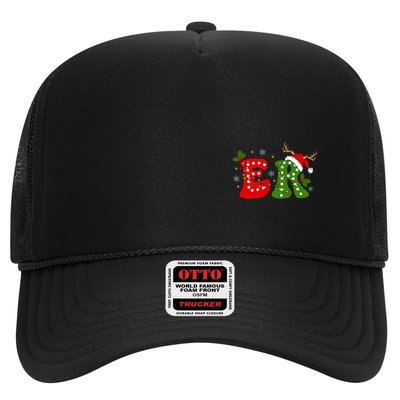 Emergency Department Christmas Er Nurse Trucker Hat