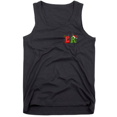 Emergency Department Christmas Er Nurse Tank Top