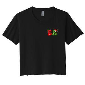 Emergency Department Christmas Er Nurse Women's Crop Top Tee