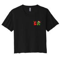 Emergency Department Christmas Er Nurse Women's Crop Top Tee