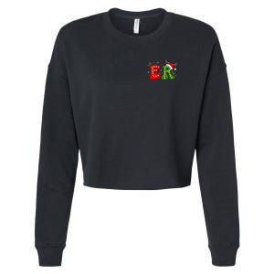 Emergency Department Christmas Er Nurse Cropped Pullover Crew