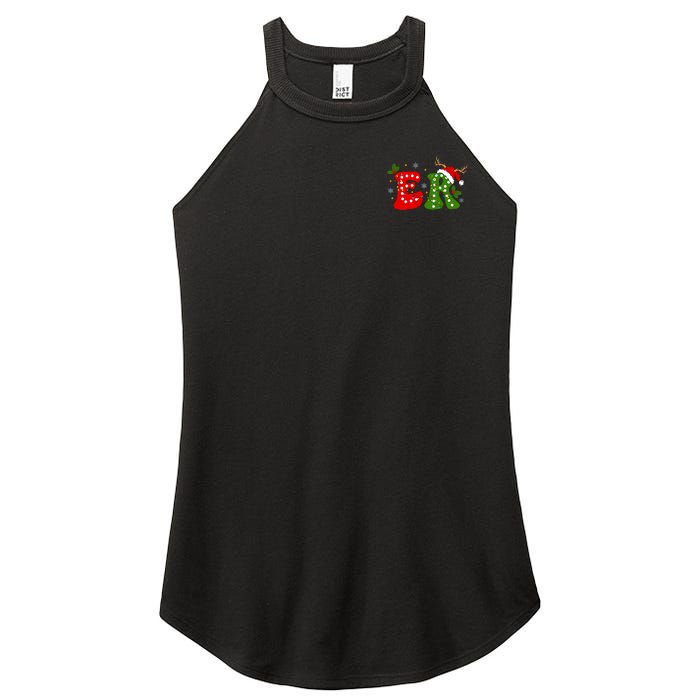 Emergency Department Christmas Er Nurse Women's Perfect Tri Rocker Tank