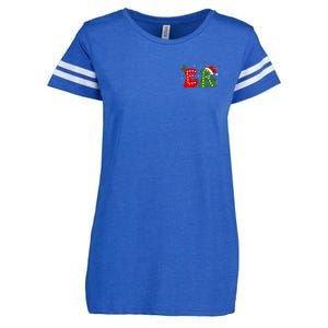 Emergency Department Christmas Er Nurse Enza Ladies Jersey Football T-Shirt