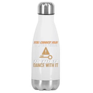 Earth Day Consciousness Humor Stainless Steel Insulated Water Bottle