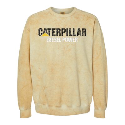 Excavator Driver Construction Machinery Cat Excavator I Love Diesel Power Colorblast Crewneck Sweatshirt