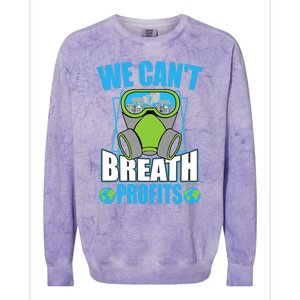 Earth Day Climate Change Global Warming Premium Colorblast Crewneck Sweatshirt