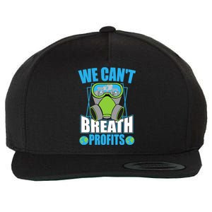 Earth Day Climate Change Global Warming Premium Wool Snapback Cap