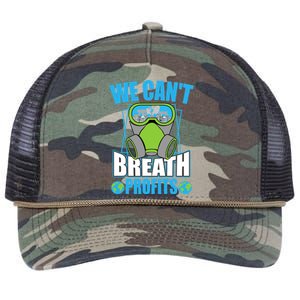 Earth Day Climate Change Global Warming Premium Retro Rope Trucker Hat Cap