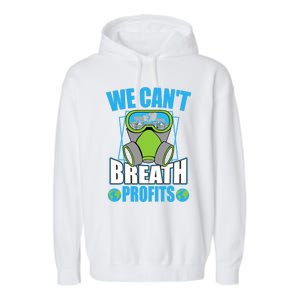 Earth Day Climate Change Global Warming Premium Garment-Dyed Fleece Hoodie