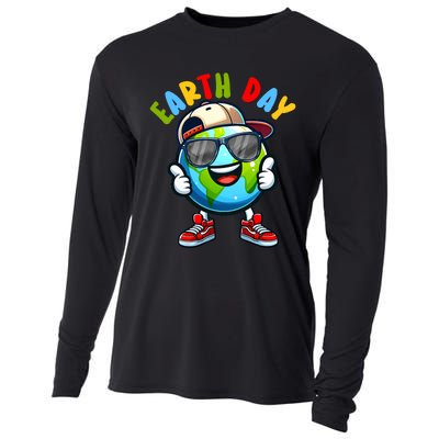 Earth Day Cute 54th Earth Day 2024 Cooling Performance Long Sleeve Crew