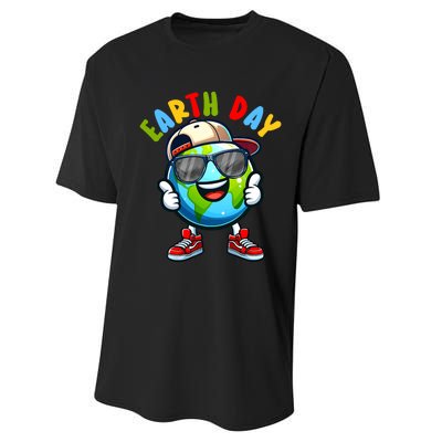 Earth Day Cute 54th Earth Day 2024 Performance Sprint T-Shirt