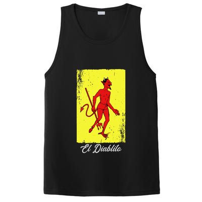 El Diablito Card Mexican Lottery Card PosiCharge Competitor Tank