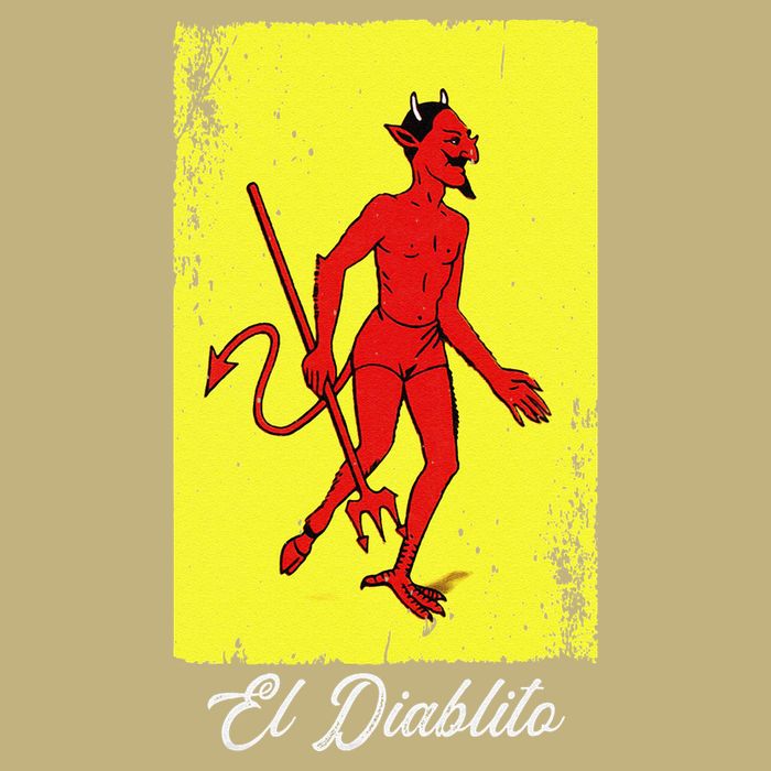 El Diablito Card Mexican Lottery Card Cooling Performance Crew T-Shirt