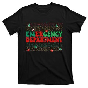 Emergency Department Christmas ED Er Nurse Crew  T-Shirt