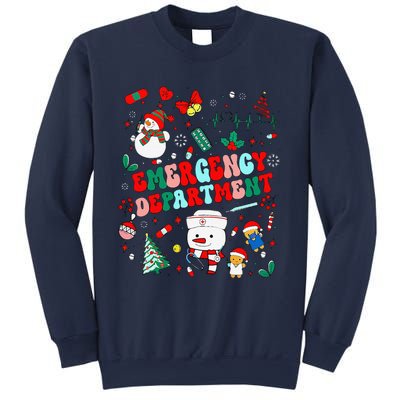 Emergency Department Christmas Ed Tech Nurse Snowman Xmas Sweatshirt