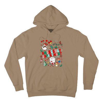 Emergency Department Christmas Ed Tech Nurse Snowman Xmas Hoodie