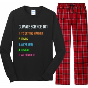 Earth Day Climate Change Scientists March Long Sleeve Pajama Set