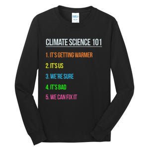 Earth Day Climate Change Scientists March Tall Long Sleeve T-Shirt