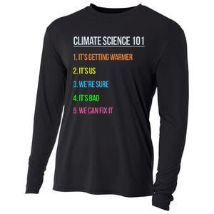 Earth Day Climate Change Scientists March Cooling Performance Long Sleeve Crew