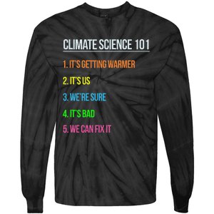 Earth Day Climate Change Scientists March Tie-Dye Long Sleeve Shirt