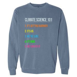 Earth Day Climate Change Scientists March Garment-Dyed Sweatshirt