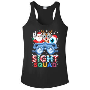 Eye Doctor Christmas Sight Squad Christmas Optometrist Funny Xmas Gift Ladies PosiCharge Competitor Racerback Tank