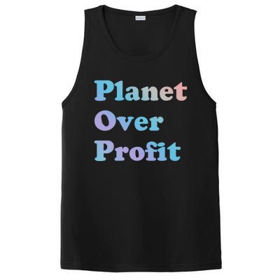 Earth Day Cool Gift Planet Over Profit Gift PosiCharge Competitor Tank