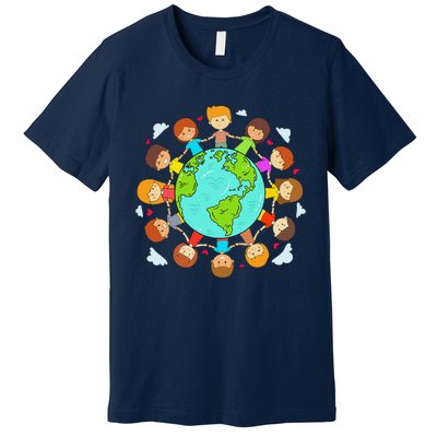 Earth Day Child Earth Day 2024 Premium T-Shirt