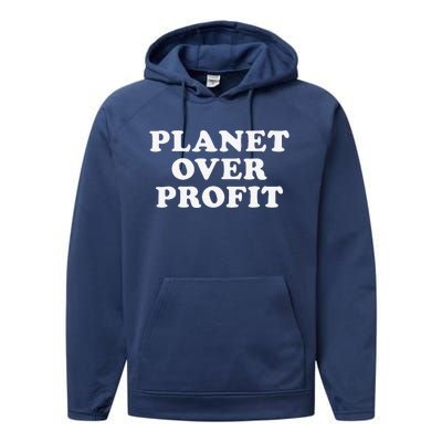 Earth Day Climate Change Environmental Gift Performance Fleece Hoodie